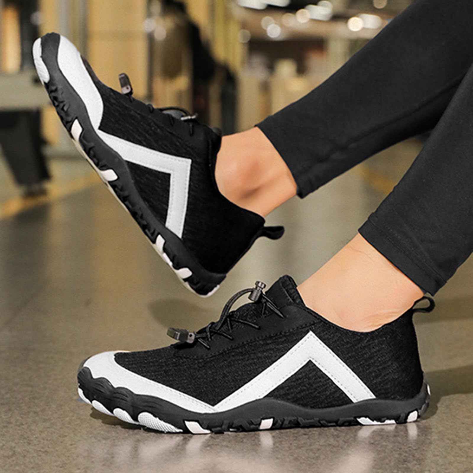 Sneakers Donna da Ginnastica Scarpe Casual Comodo con Laccio/Senza Lacci Antiscivolo per all’Aperto Sneakers Donna Slip On per casa e all'aperto