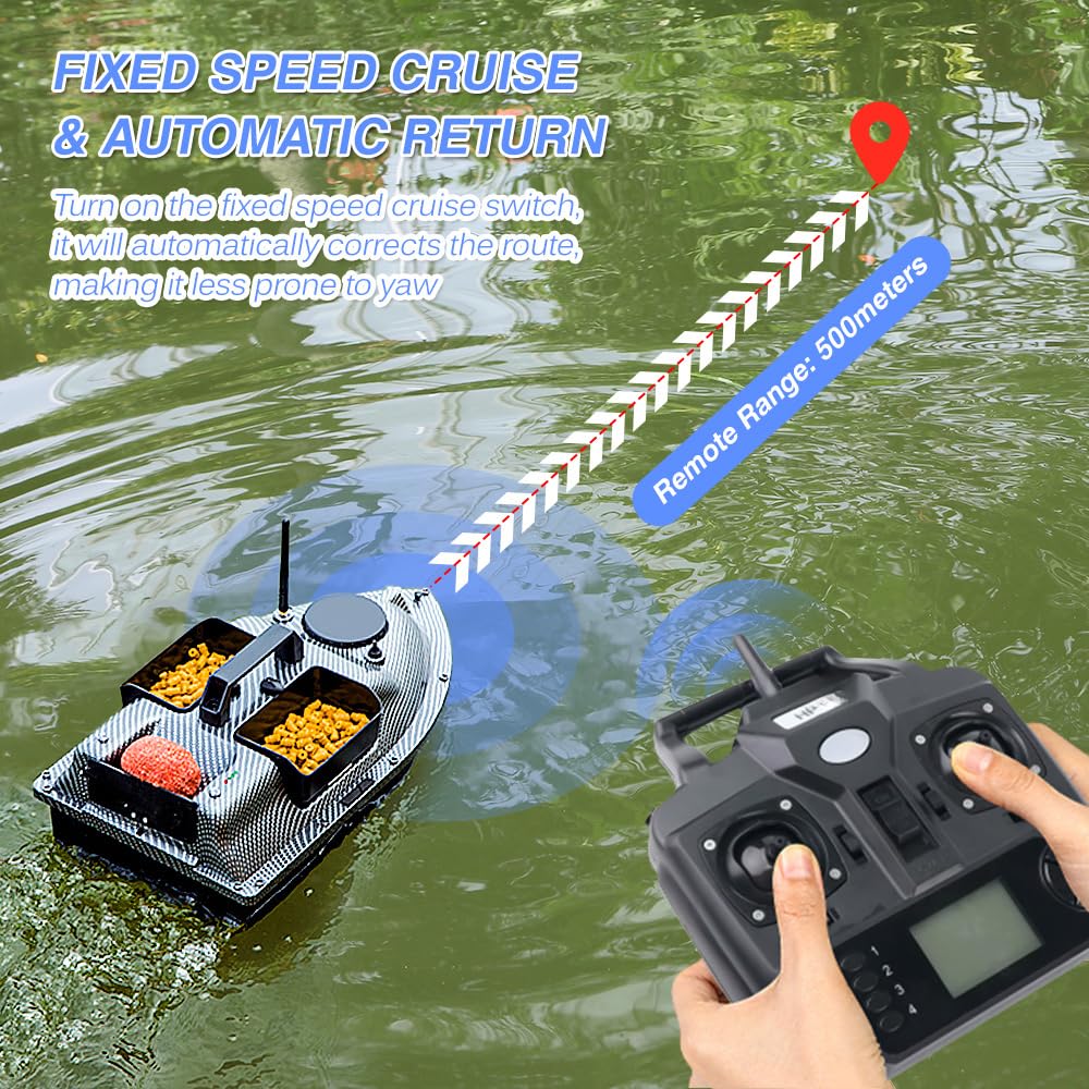 Telecomando per GPS Boat R18 CTV18 V18 C118 Dual Hand LCD con navigazione wireless 400-500 metri appassionati di pesca