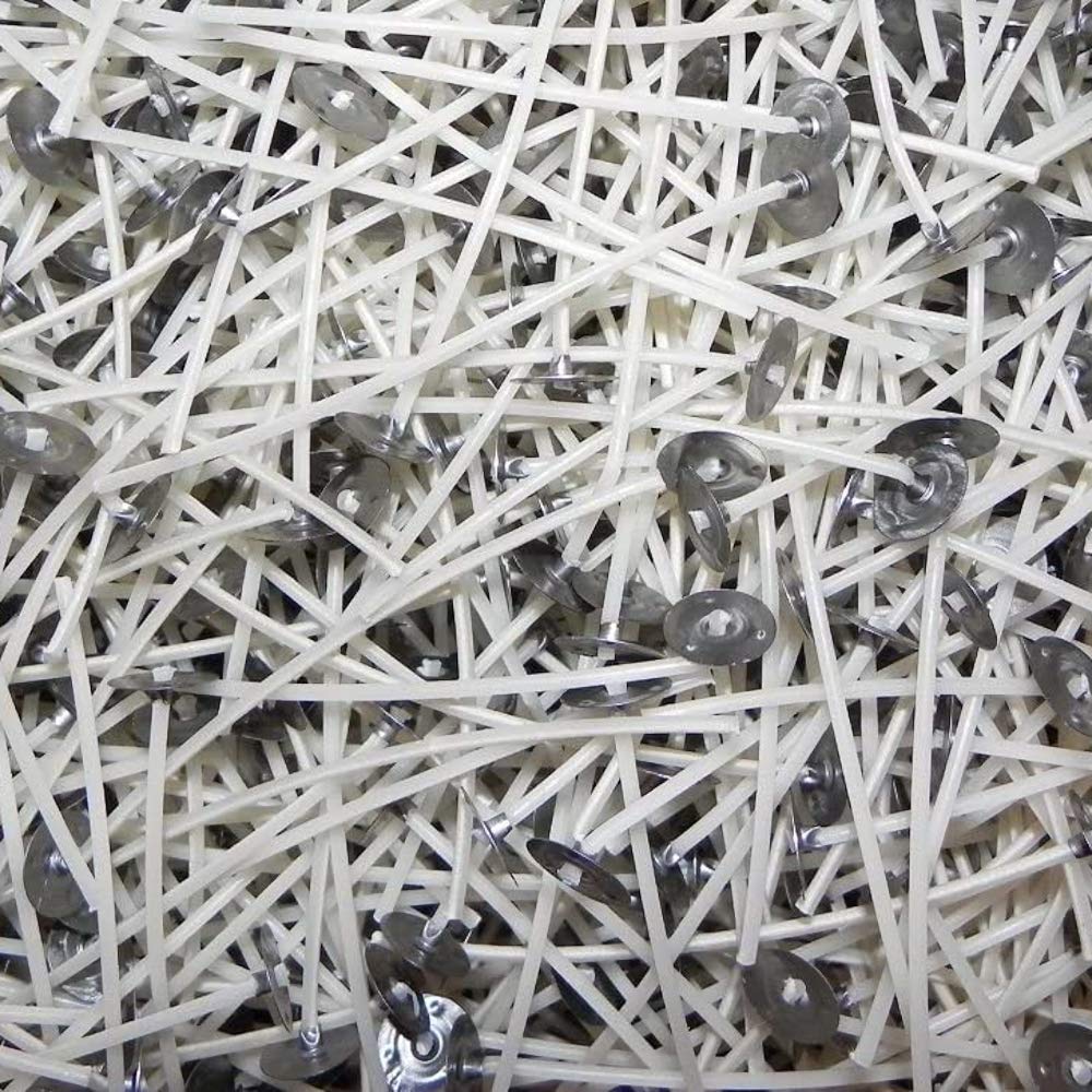 1000 pcs of 30 mm Candle Wicks Pre-Waxed with Sustainers