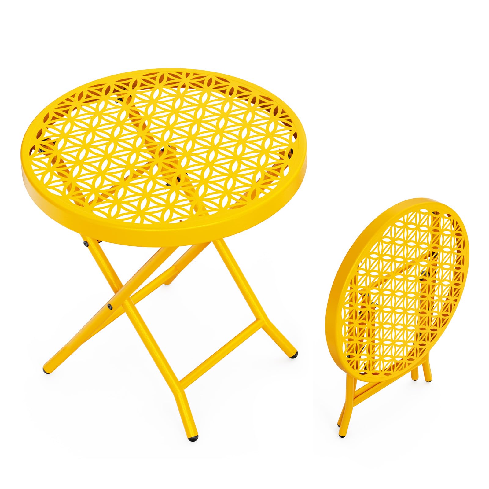 Amazon.com: VINGLI Patio Folding Side Table, Small Outdoor Table