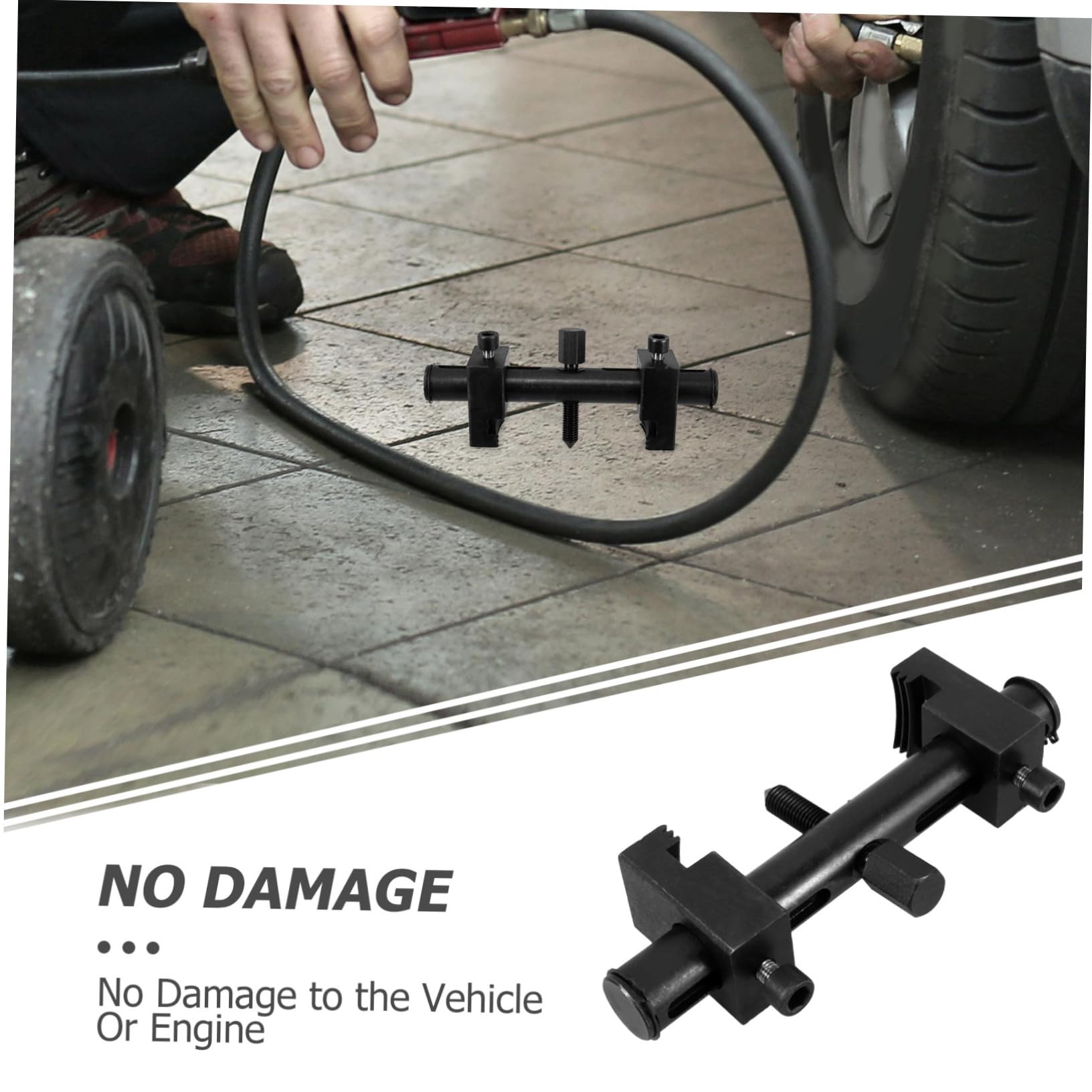 Gatuida Outil Extraction De Poulie De Antidérapant Kit Outils pour Démontage De Poulies Adapté pour Mécanicien Automobile