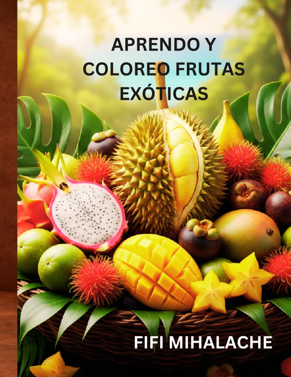 APRENDO Y COLOREO FRUTAS EXÓTICAS: para niños de 4 a 10 años