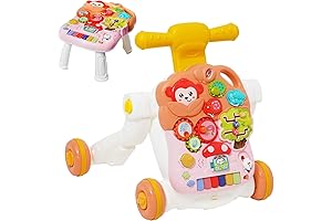 Enlitoys 3-in-1 Sit-to-Stand Learning Walker