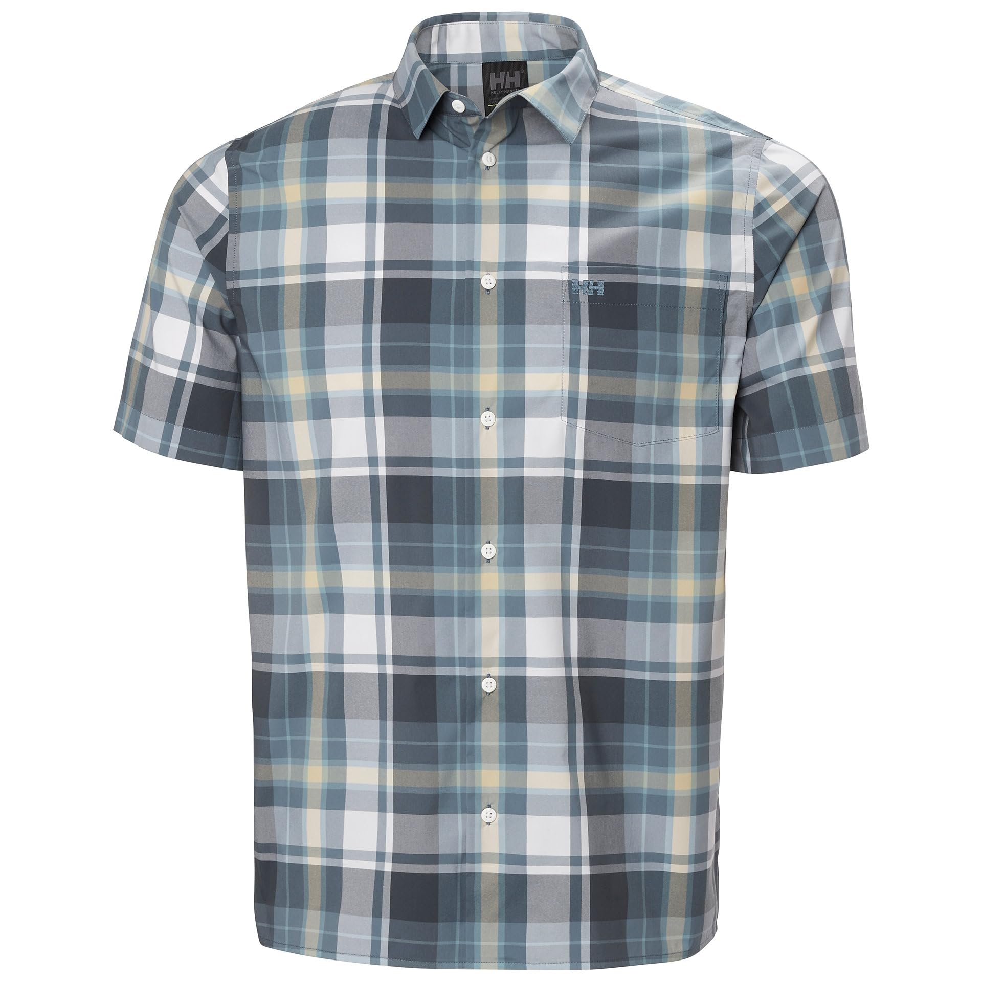 Helly Hansen Bleu Short Sleeve Shirt Fjord Qd