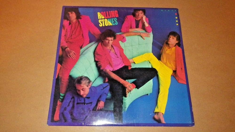 洋楽 red sealed Dirty Work The Rolling Stones The Rolling Stones factory sealed 1st press 'Dirty Work