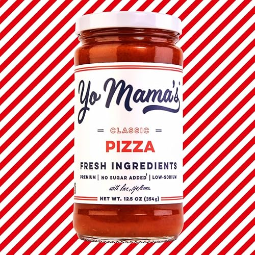 Miniatura 3 de Keto Classic Pizza Sauce by Yo Mama's Foods - Paquete de (2) - Vegana, sin azúcar añadida, baja en carbohidratos, baja en sodio, sin gluten, paleo y