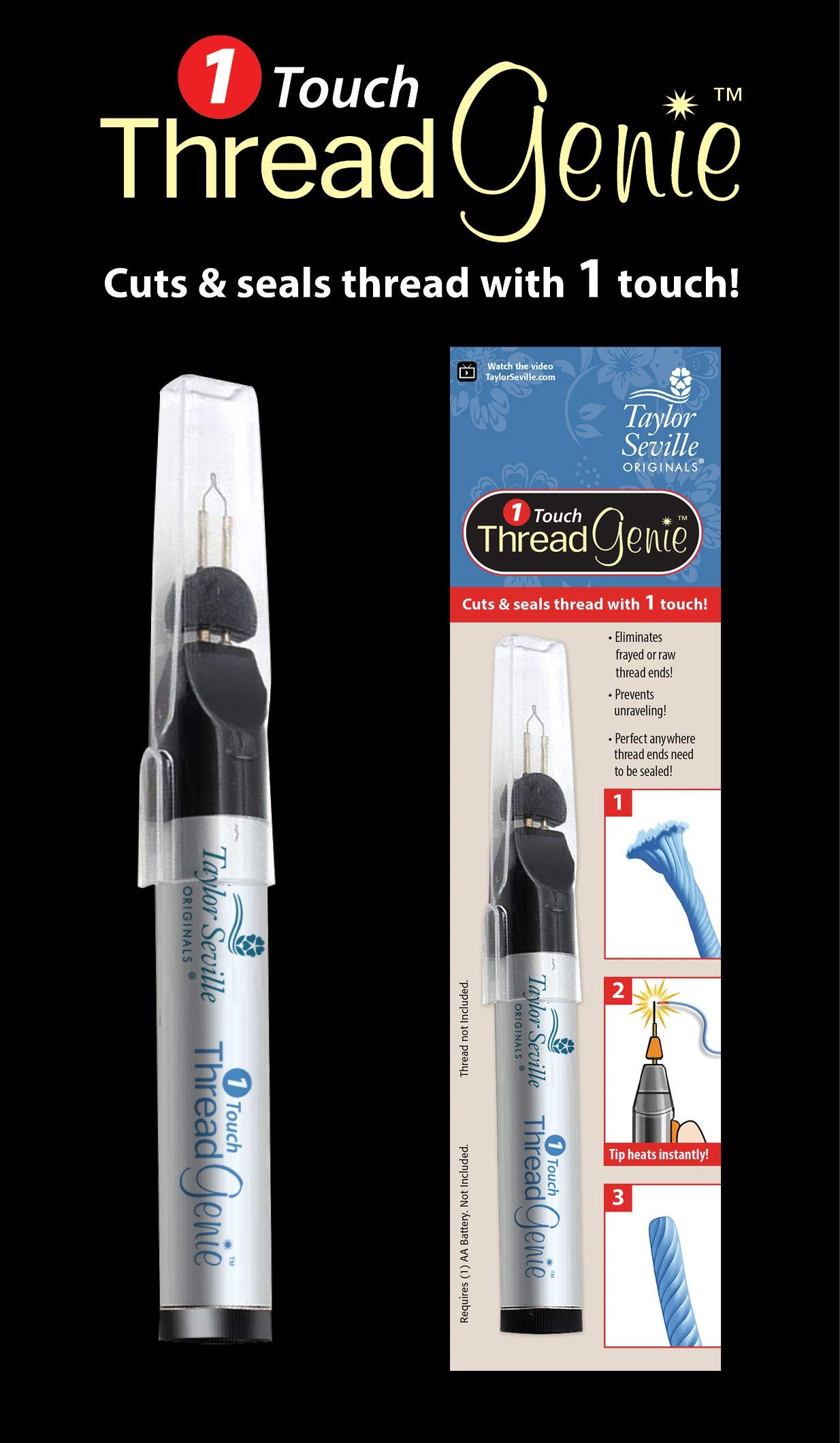 Taylor Seville Originals - Taylor Seville Originals 1 Touch Thread Genie Hot-Tipped Raw Thread Sealing Device - 1 Piece