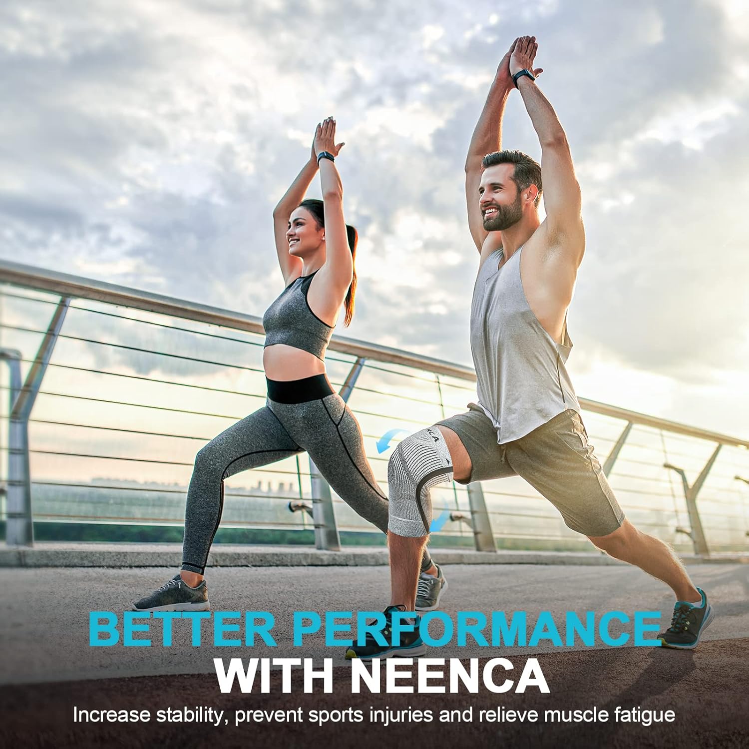 NEENCA Knee Sleeve – Knee Braces for Knee Pain, Joint Pain Relief, Swelling, Inflammation Relief, and Circulation, Knee Support for Women and Men - Image 7