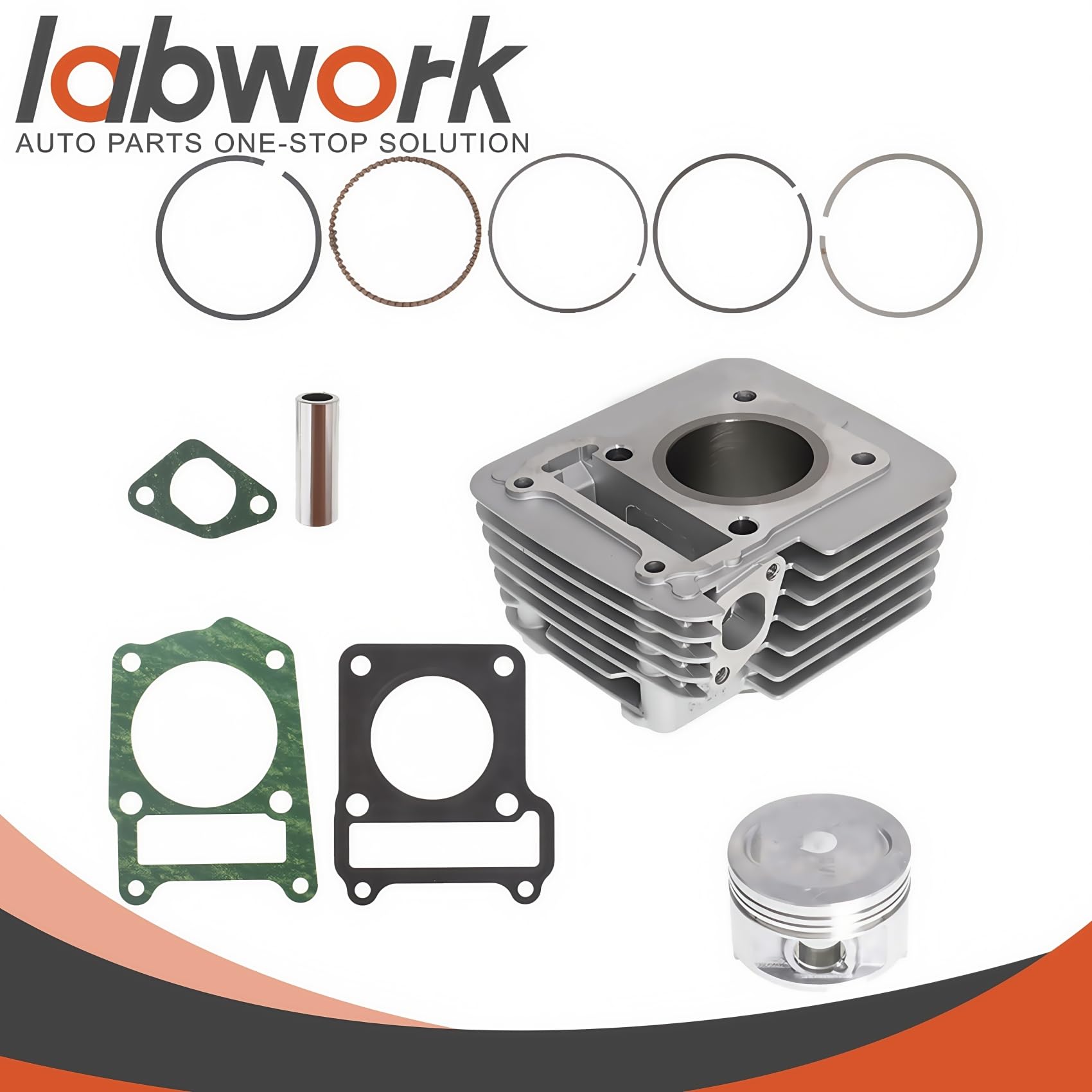 Kit Top End Complet Pour Yamaha TTR125 (2000-2009) – Cylindre, Piston, Segments – Neuf