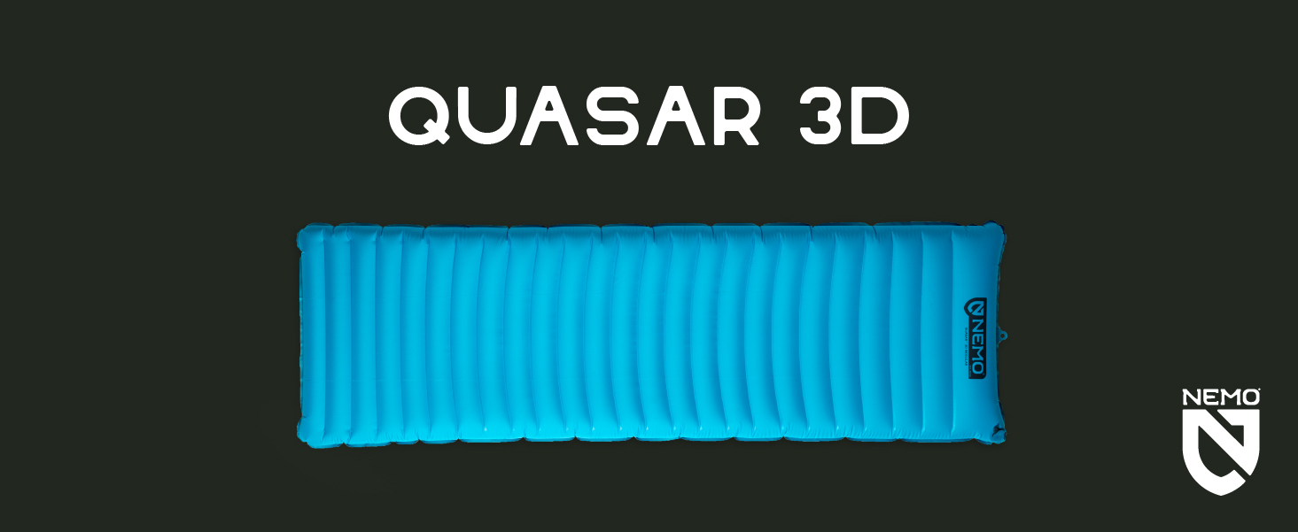 Amazon.com : NEMO Equipment Quasar 3D Sleeping Pad - Plasma - Reg