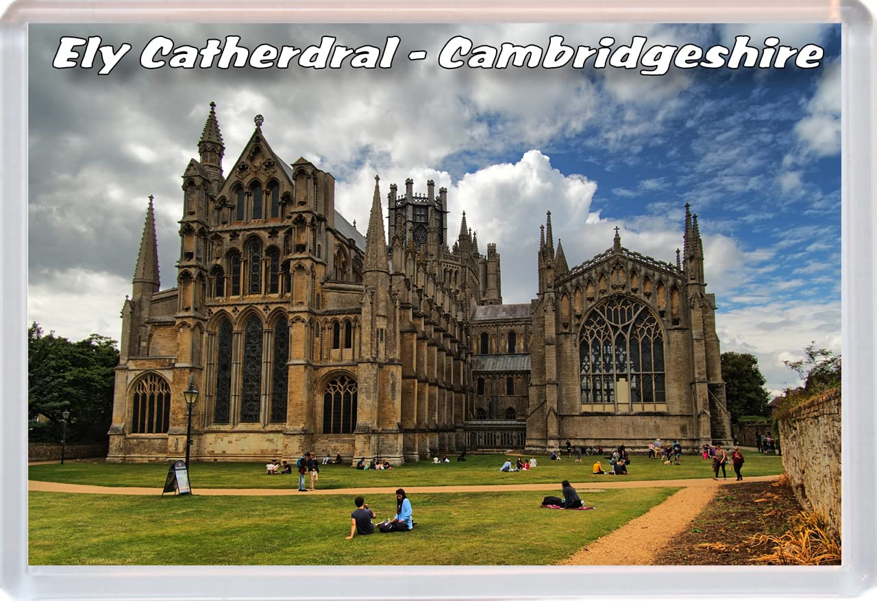 Baked Bean Store Multicolor Ely Cathedral - Cambridgeshire - 96 X 67Mm Jumbo Fridge Magnet/Magnets Bbsfhm284