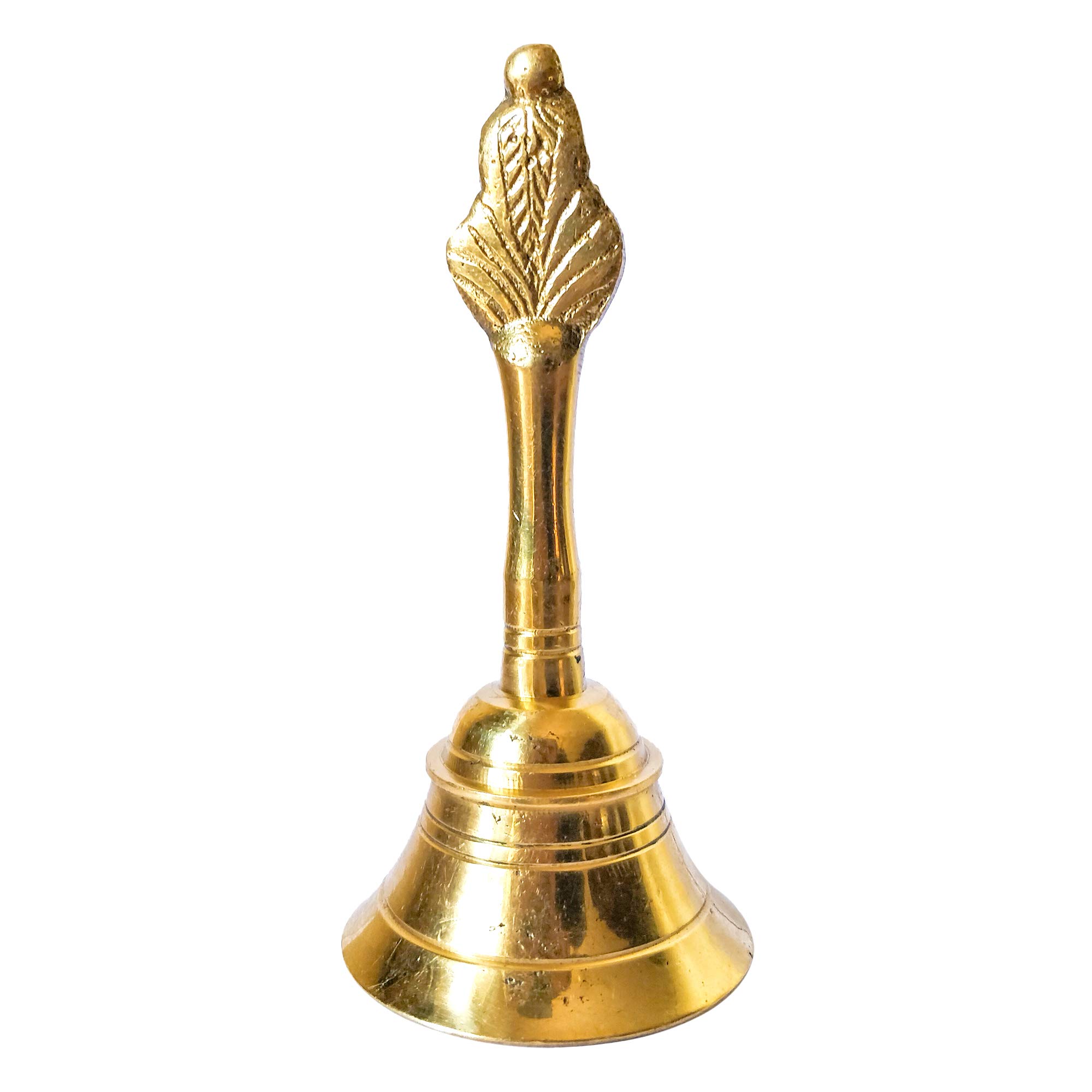 GURU JEE™ Brass Ganti Bell King of Bird Garuda Ghanti Bell Small Musical Jingle for Puja Room Temple Mandir Pooja Home Gifts Showpiece Puja Articles - Image 7 thumbnail