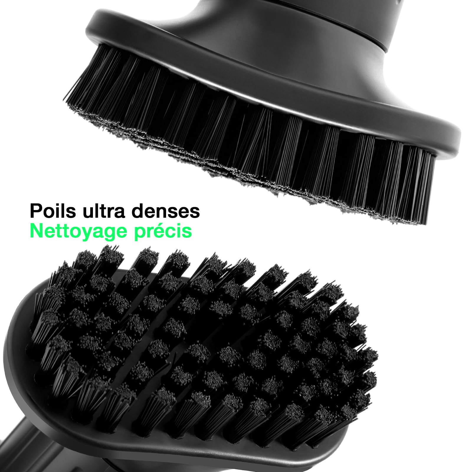 H3 Brosse à eau de golf, fonction de pulvérisation et clips magnétiques, brosse de club de golf et nettoyant de club de golf, poils en nylon de qualité supérieure et solides pour surfaces de