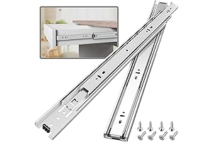 Promark 22 Inch Full Extension Ball Bearing Drawer Slides 100LB Capacity