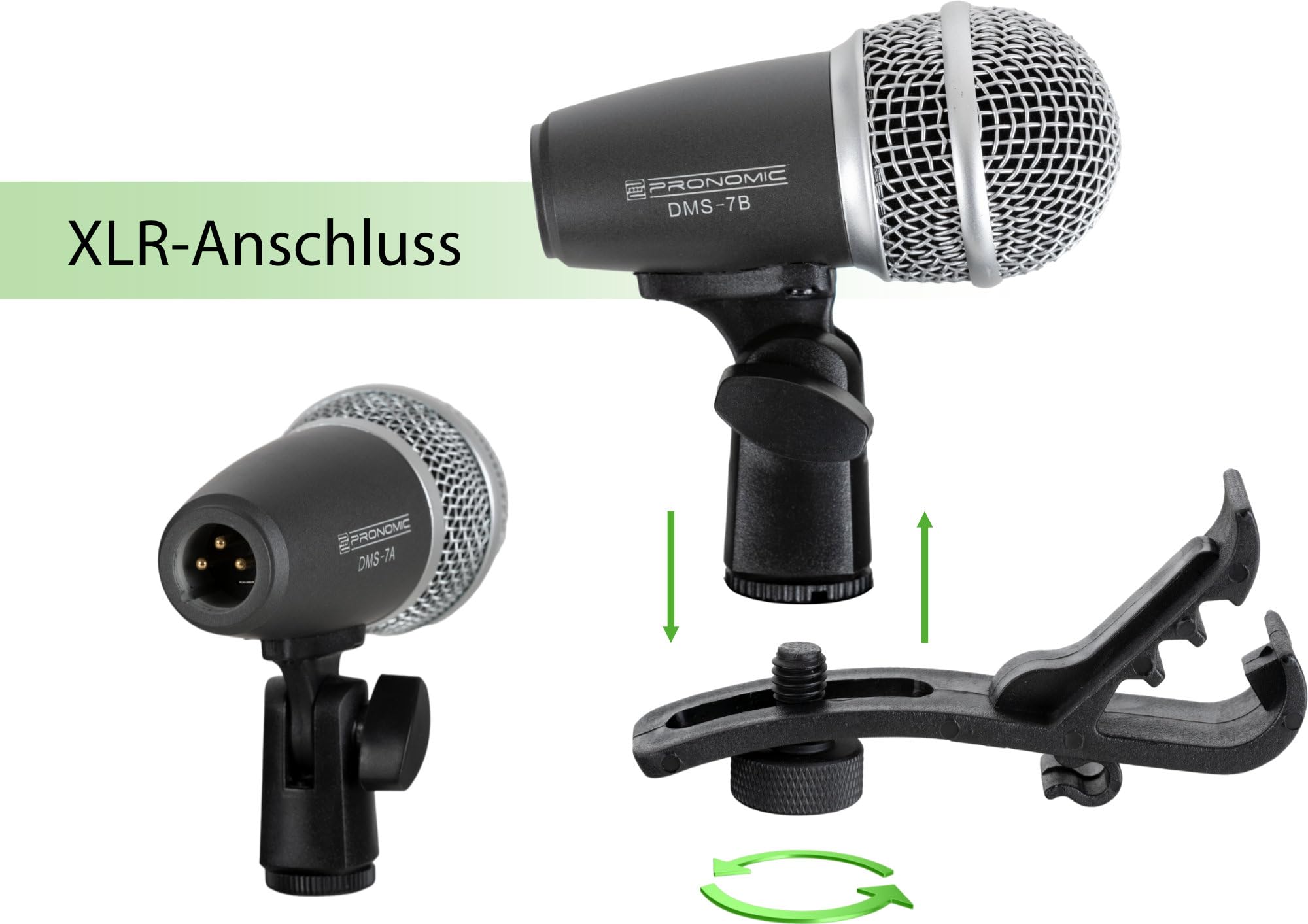 Pronomic Zestaw mikrofonów perkusyjnych DMS-7