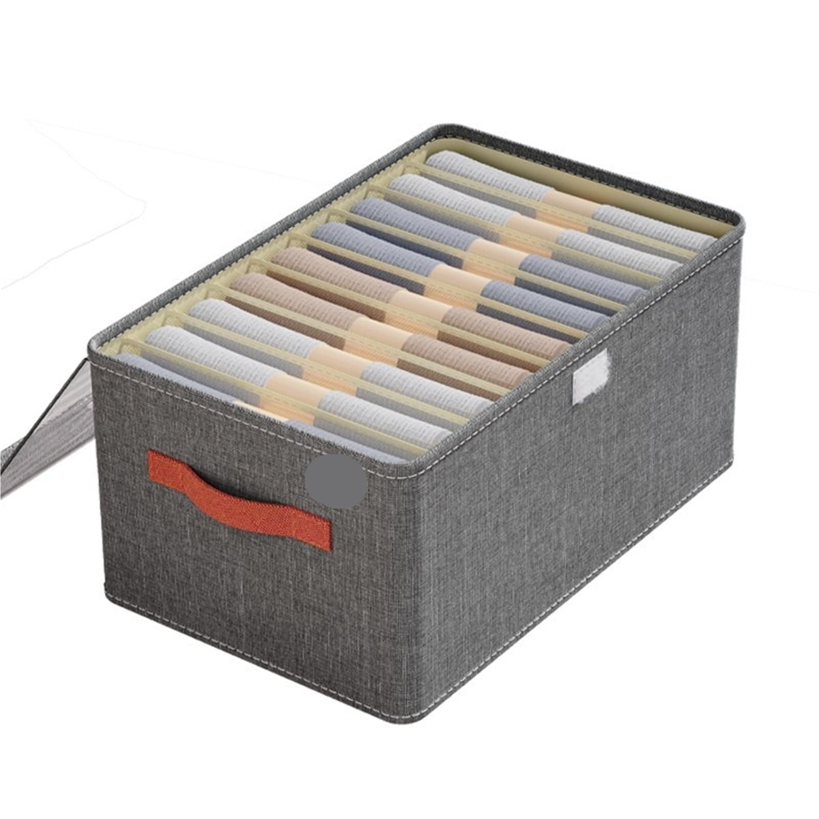 Schubladenorganizer für Unterwäsche, Sockenaufbewahrungsbox, BH- und Dessouskorb für Faltbare Kleidung