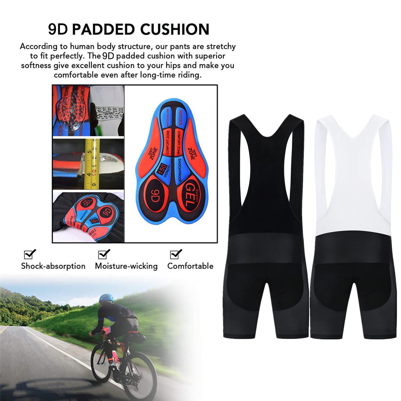 Nalini New Adventures Fietsbroek met Bretels Heren - zwart 4000