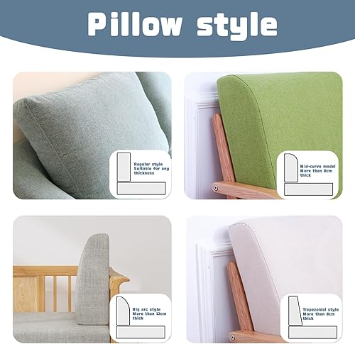 Miniatura 4 de Cojín de banco personalizado, cojines de banco de tamaño personalizado, cojines de banco personalizados para ventana de bahía, cojines de banco