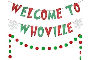 Whoville Christmas Welcome Banner