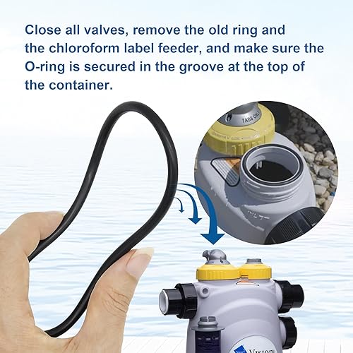 Miniatura 4 de R0586300 - Juntas tóricas de cuello grande para Zodiac Nature 2 Fusion, Fusion Soft, en el interior, Vision para piscina y spa (2 unidades)