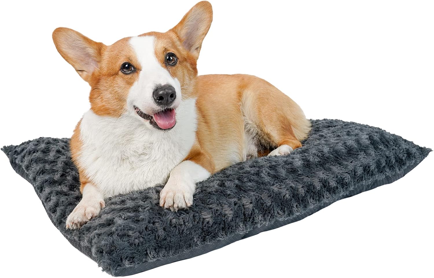 DOGKE Small Washable Dog Bed Deluxe Fluffy Plush Dog Crate