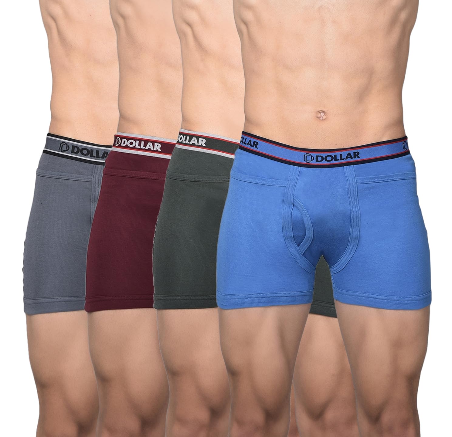 dollar bigboss Men's Assorted Pack of 4 Cotton Trunk (Colour & Print May Vary)-picture-25
