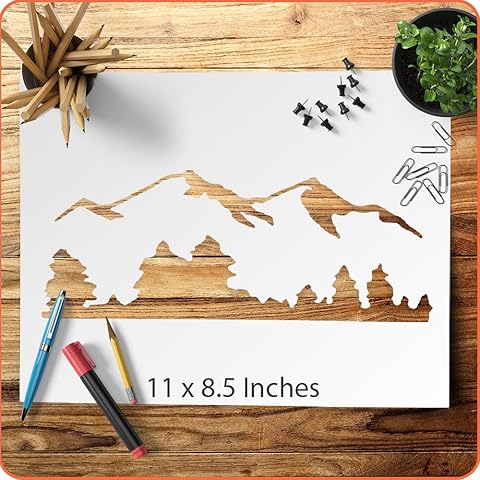 Mountain Stencil – 11