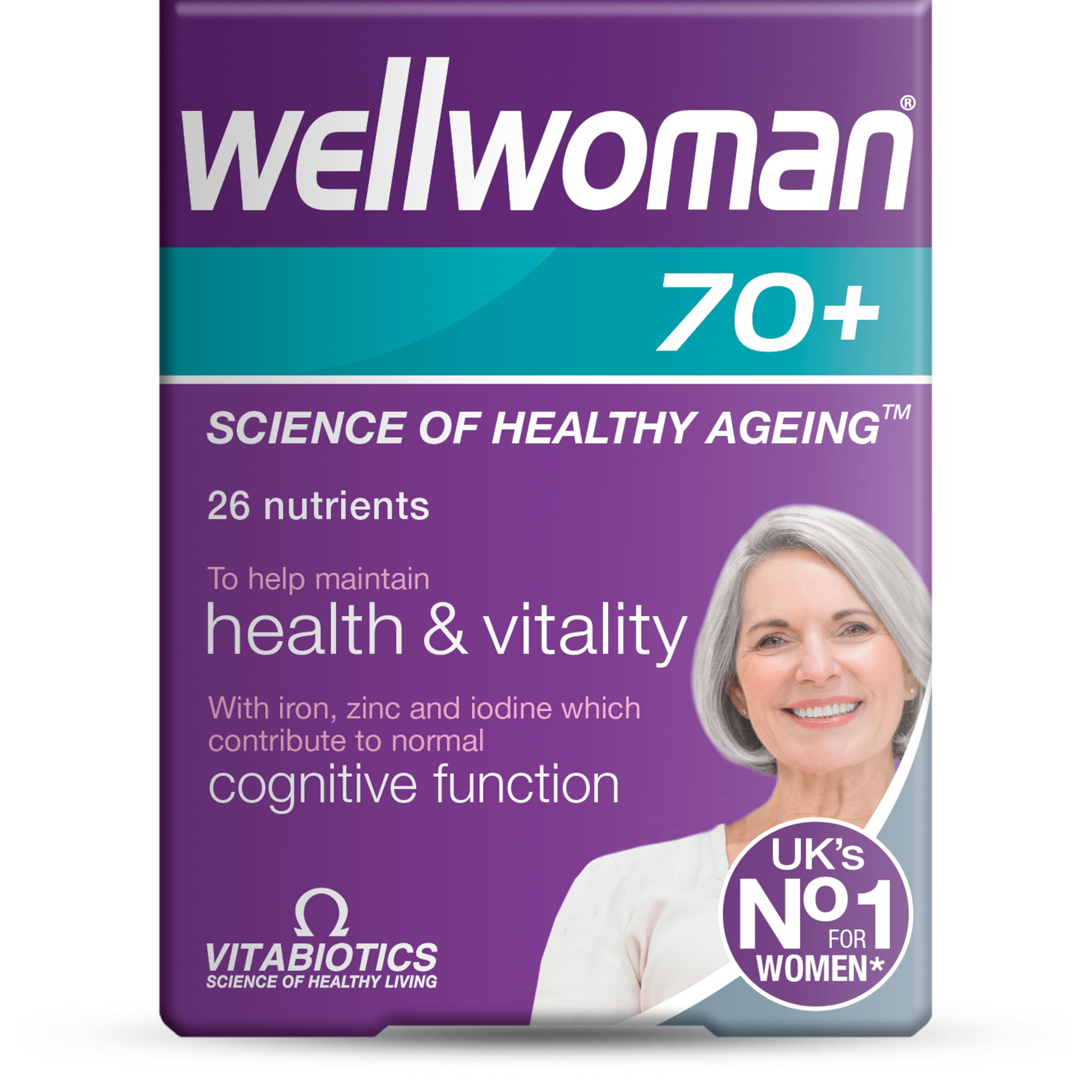 Multivitamin Tablets for Women Over 70 Years (Pack of 1)