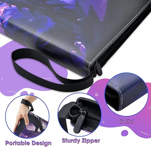 Miniatura 10 de Carpeta de tarjetas para tarjetas intercambiables  9 bolsillos con 50 fundas hasta 900 tarjetas