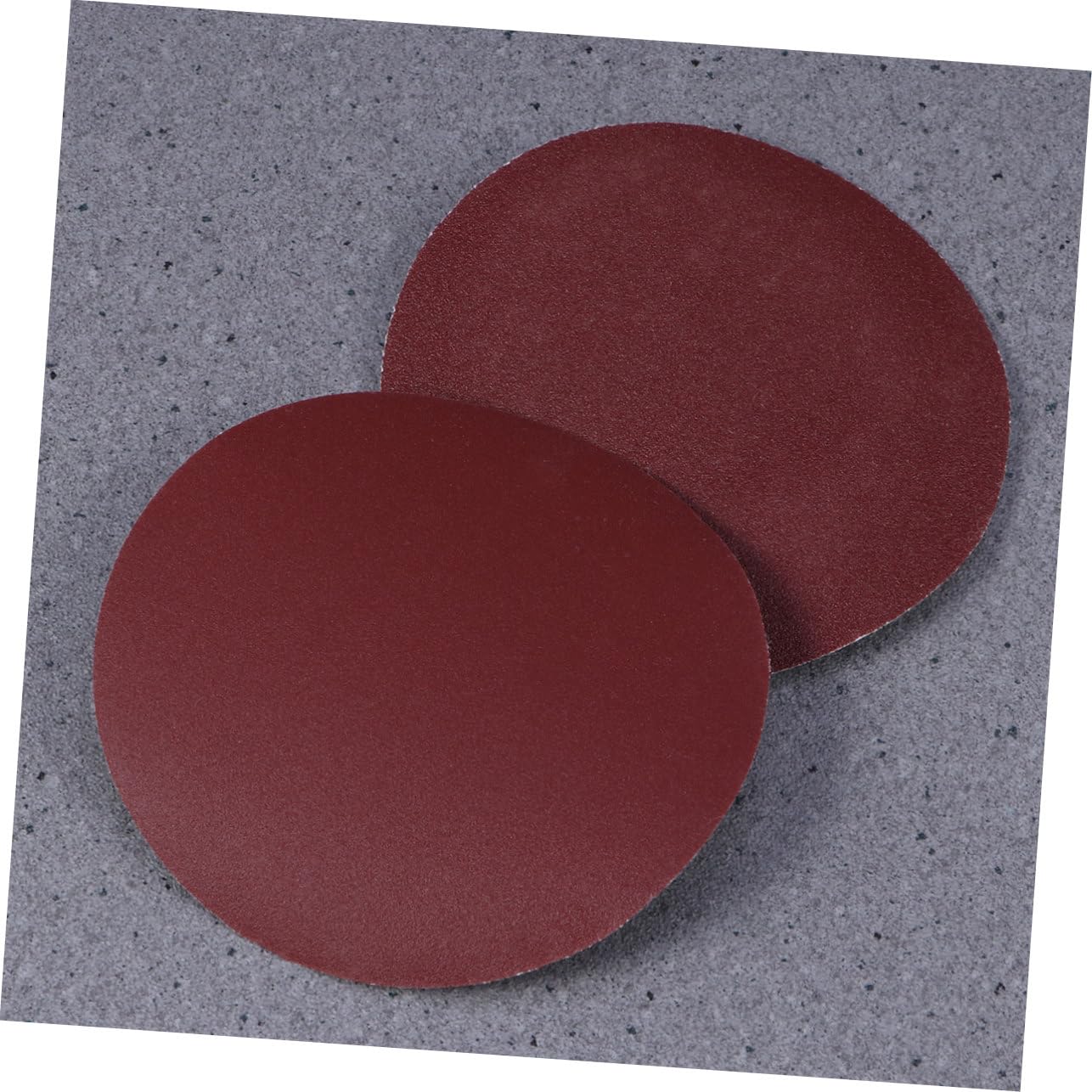 HEALLILY 35 1 Self-Stick Sanding Discs Round Sanding Paper Sandpaper 100mm Red
