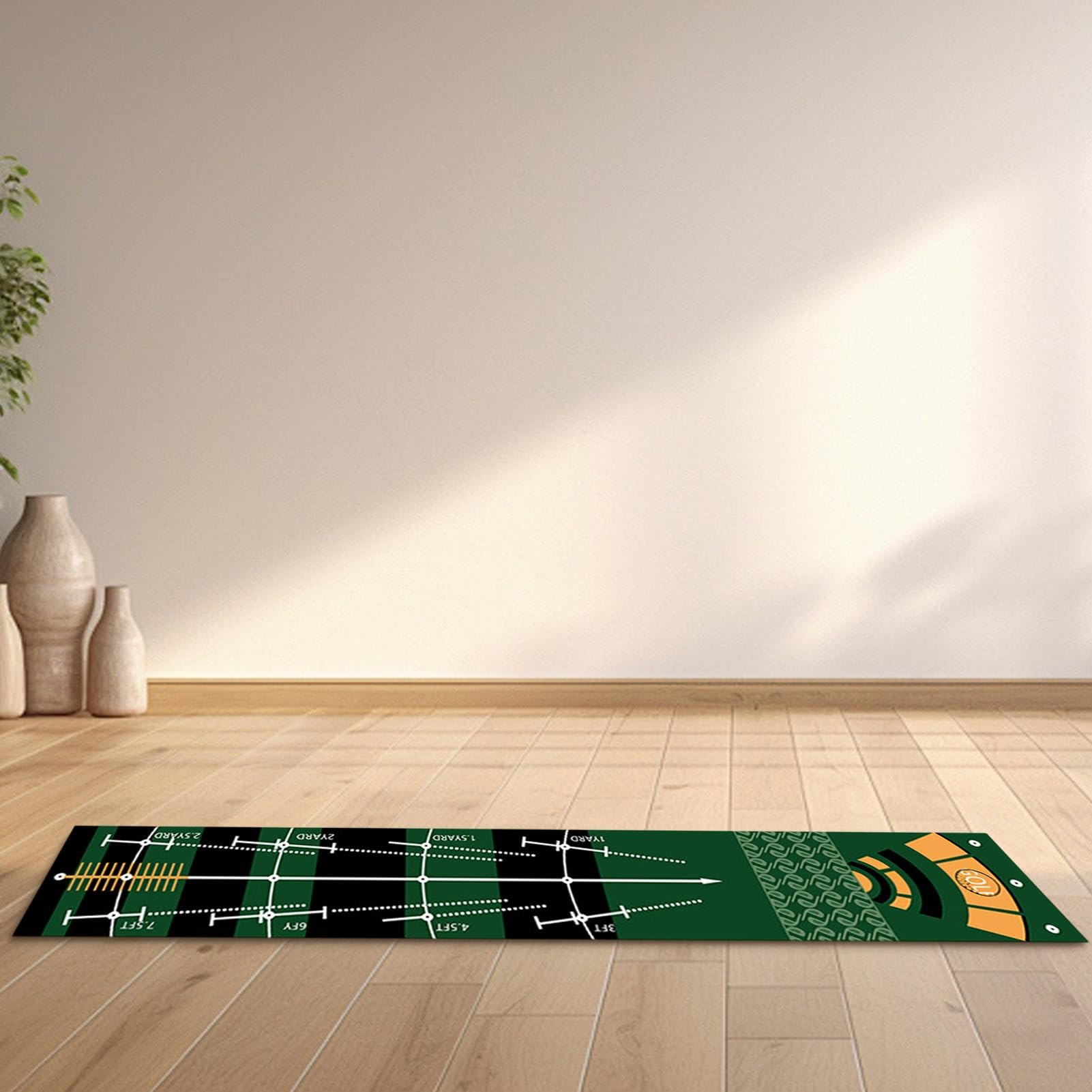 Tapis d'entraînement au Putting, Putting Green en intérieur | Tapis d'entraînement de Golf Portable | Green de Golf d'intérieur, équipement d'entraînement de Golf réutilisable pour viser,