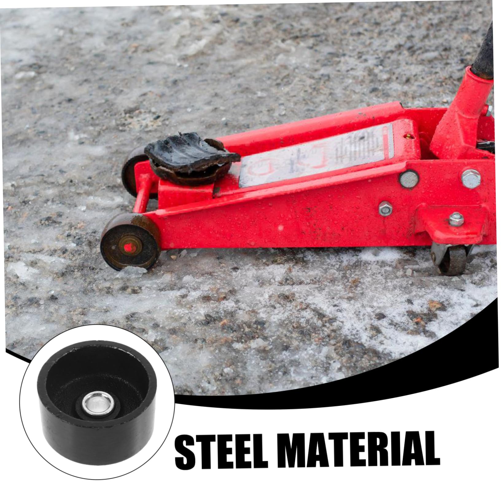 DOITOOL Jack Caster Wheel Trays Tow Truck Trailer Hitch Wheel Trailer Wheel to Rotate Universal Wheel Swirl