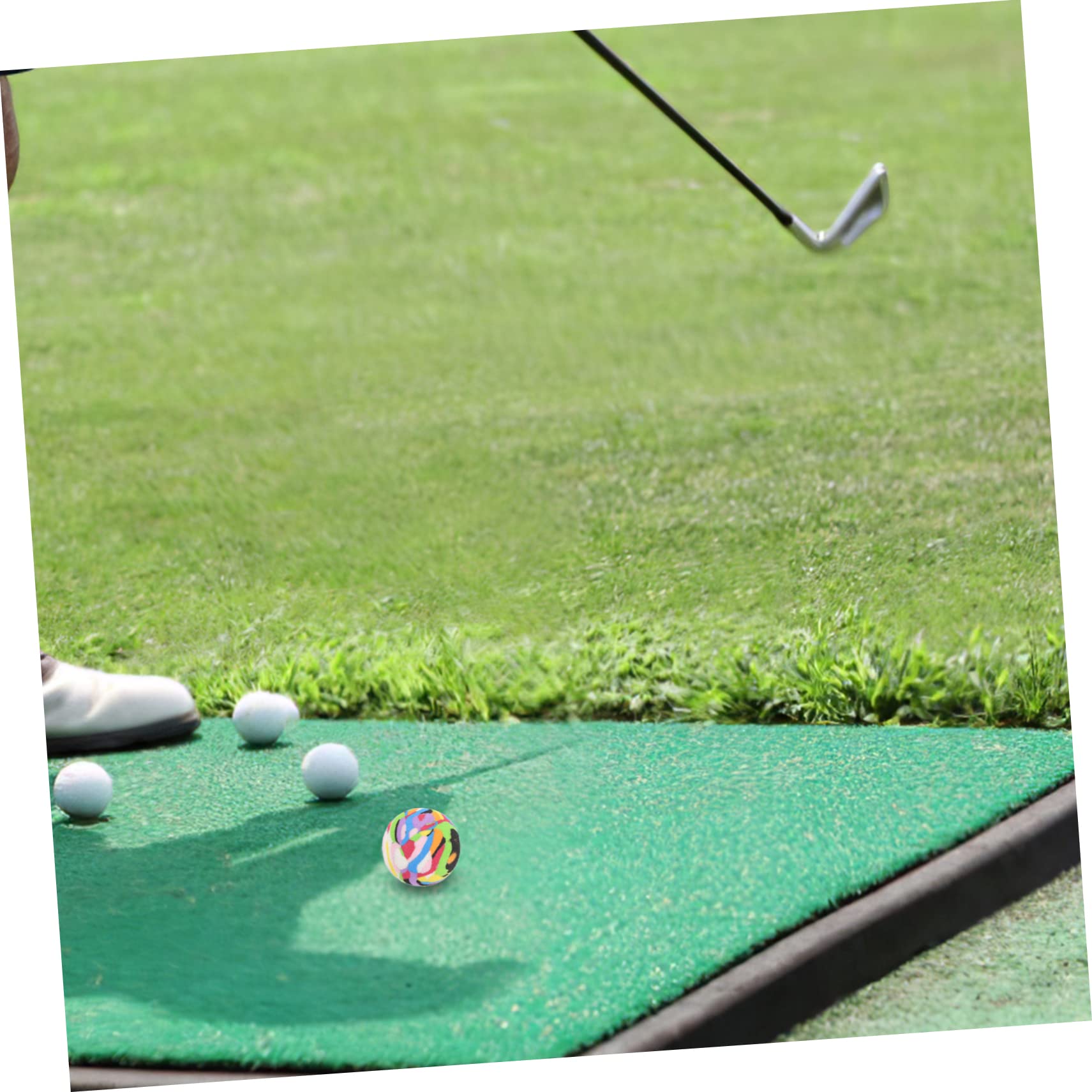 UPKOCH Übe Ballschwing Golftraining Farbige Golfbälle Gebrauchte Golfbälle Üben Golfausrüstung Farbige Kugeln Austauschbarer Trainingsball Golfzubehör Eva