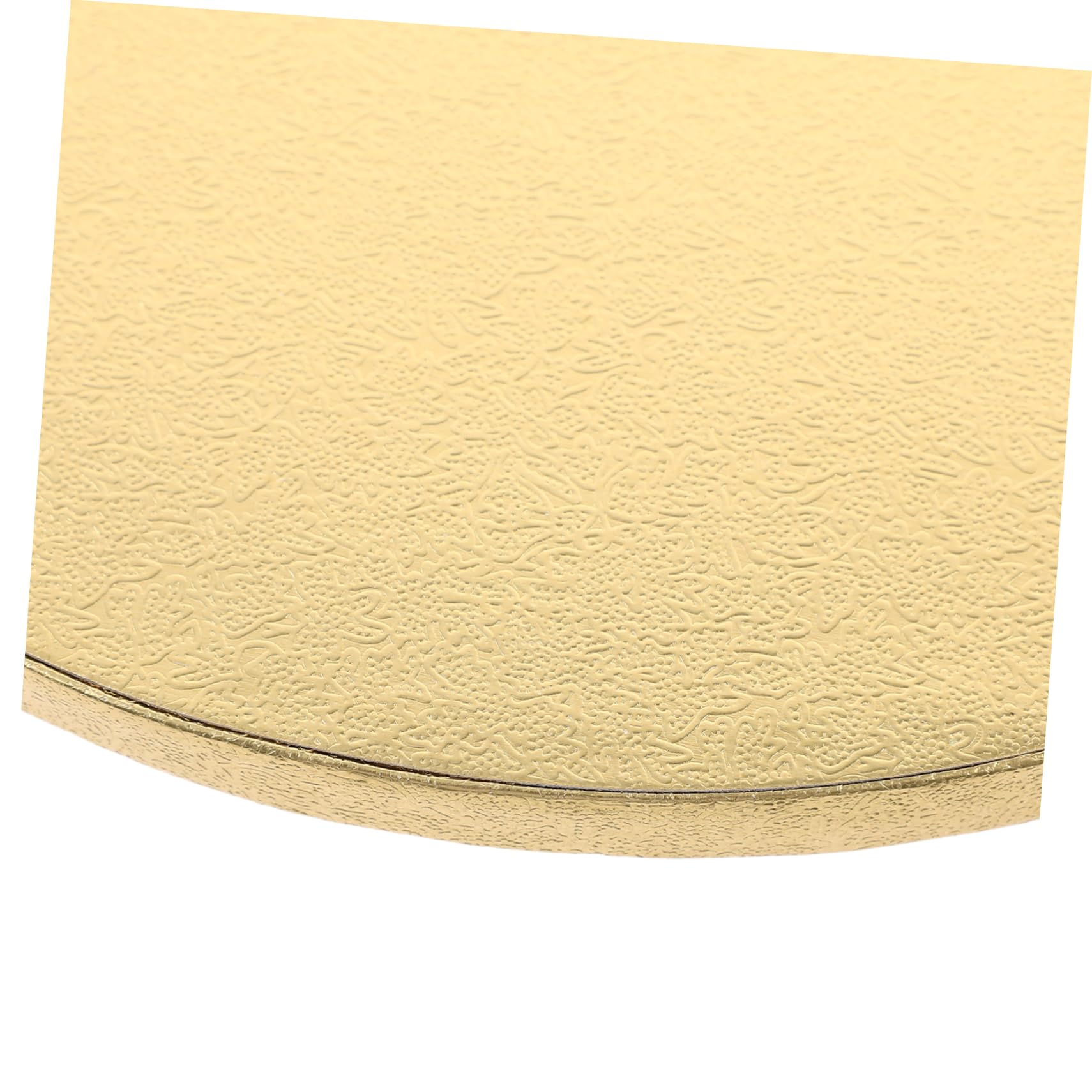 SOLUSTRE Round Cake Board Base Rounds Elegant White with Large Cake Board Thin for Serving Parties Bases Sturdy Reusable Cake Board Decorating Cake Carrier Cake Boards Platters Paper Golden