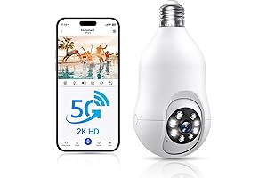 EseeCloud 2K Light Bulb Security Camera: Enhanced WiFi Protection for Your Home
