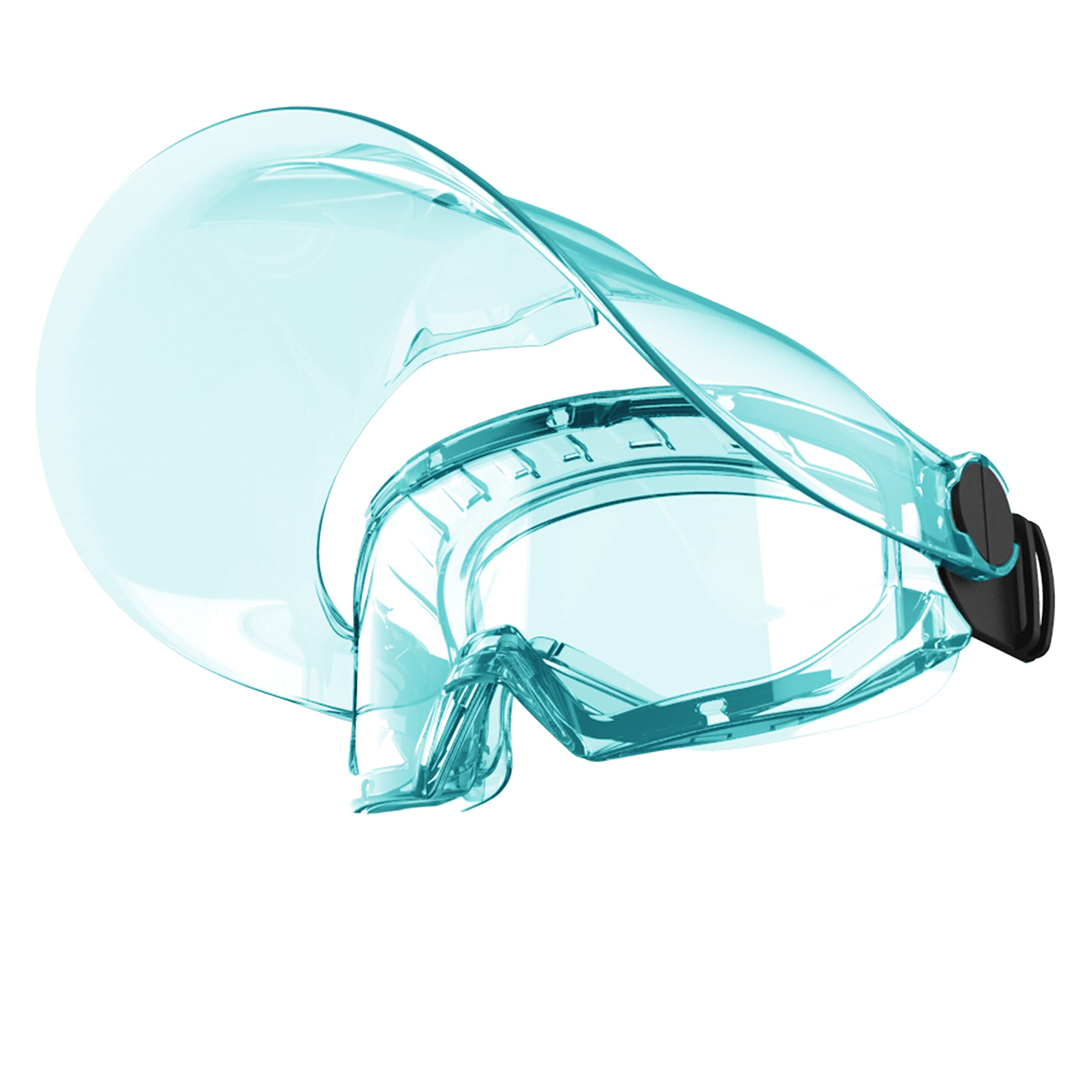 Eagle EyesAnti-Fog Scratch-Resistant Safety Goggles with Flip-Up Face Shield - 99.9% UV Rays Protection - Universal Fit Lightweight Eyewear (Green)