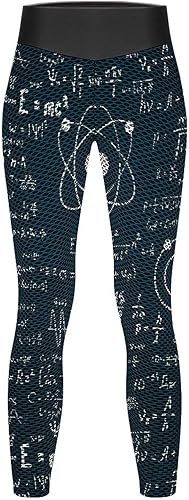 Miniatura 5 de Physical Mathematics Science Formula High Waist Yoga Pants Tummy Control Workout Leggings for Women