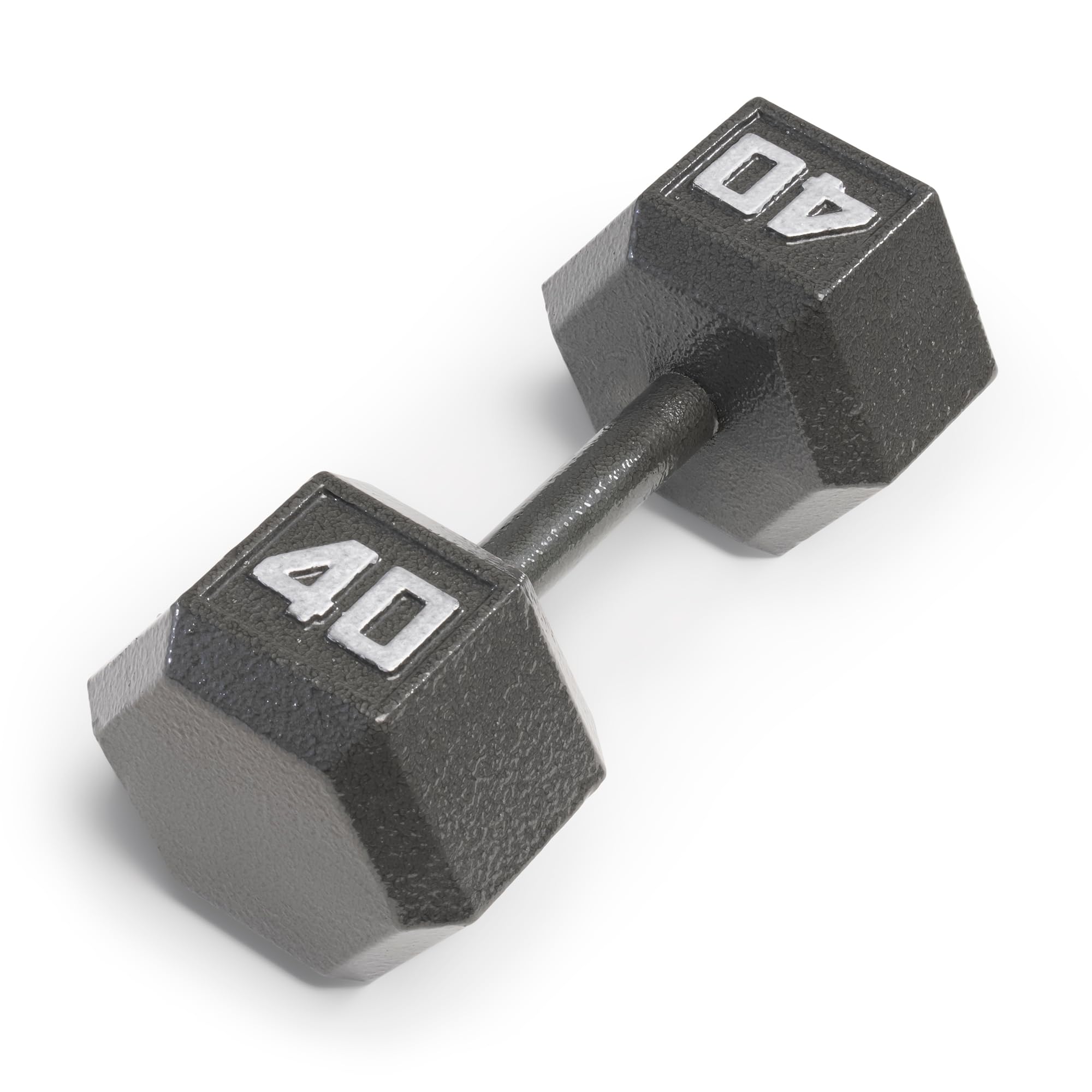 Cast Iron Hex Dumbbells Collection - 40-lbs