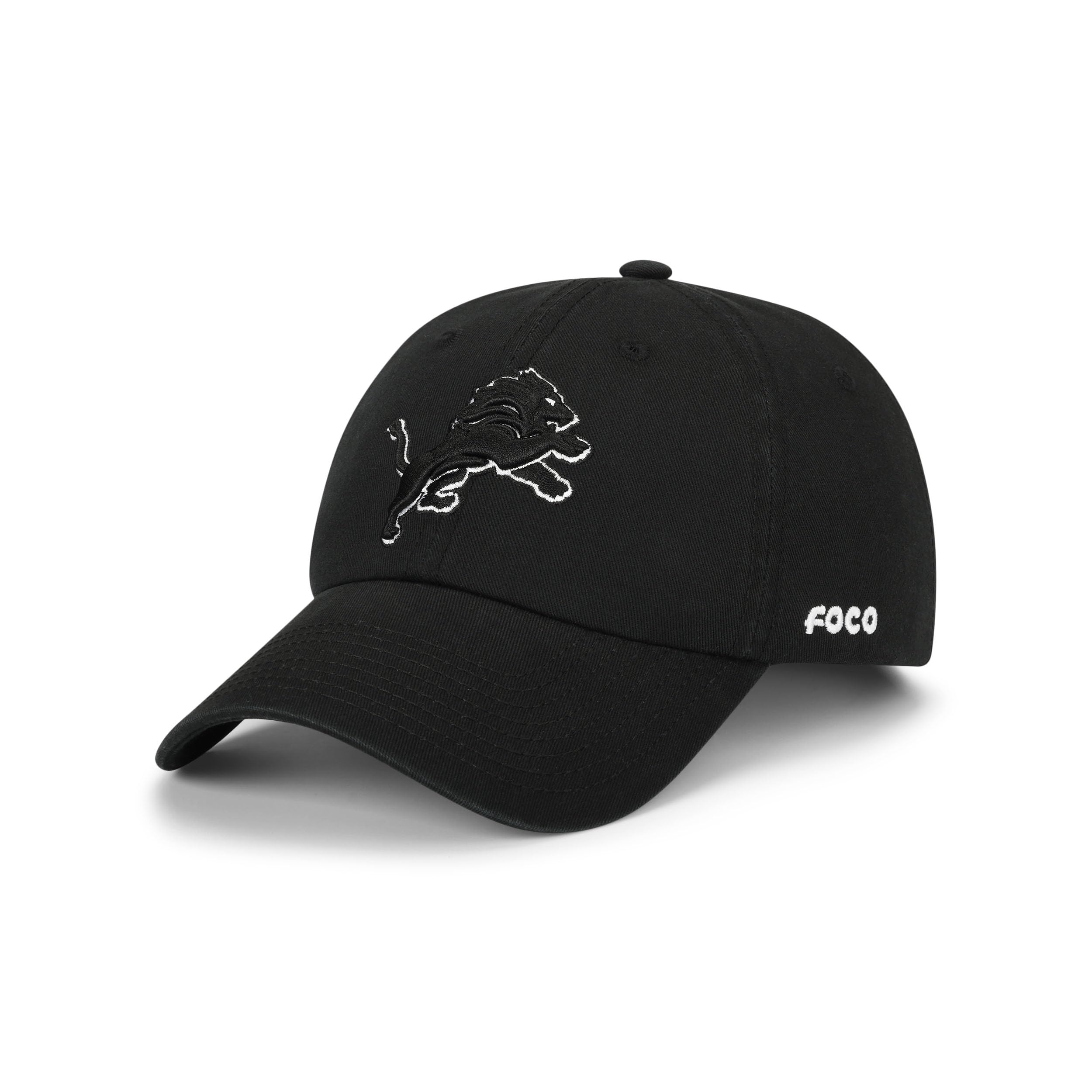 FOCO Men's NFL Team Logo Black & White Casual Hat Caps