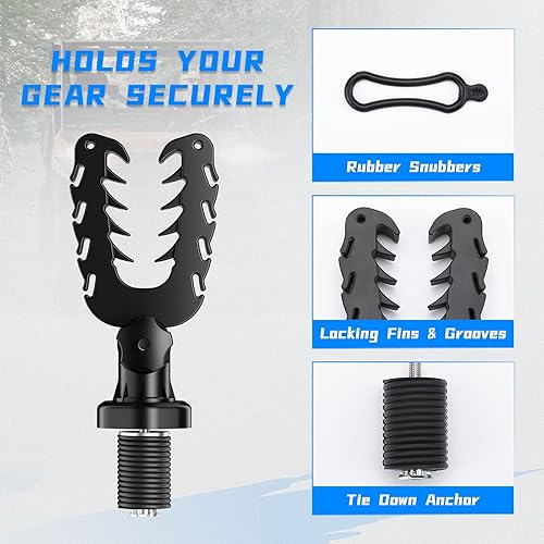 Miniatura 3 de KEMIMOTO Soporte para herramientas UTV, anclaje de amarre compatible con Polaris Ranger General, soporte para herramientas con amortiguadores de