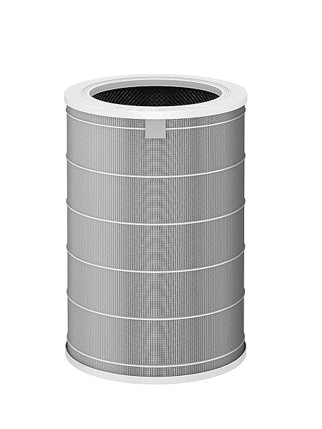 TROO Air Purifier Filter Compatible with All Xiaomi MI Air Purifiers. (Grey HEPA Carbon Integrated filter with RFID Tagging)