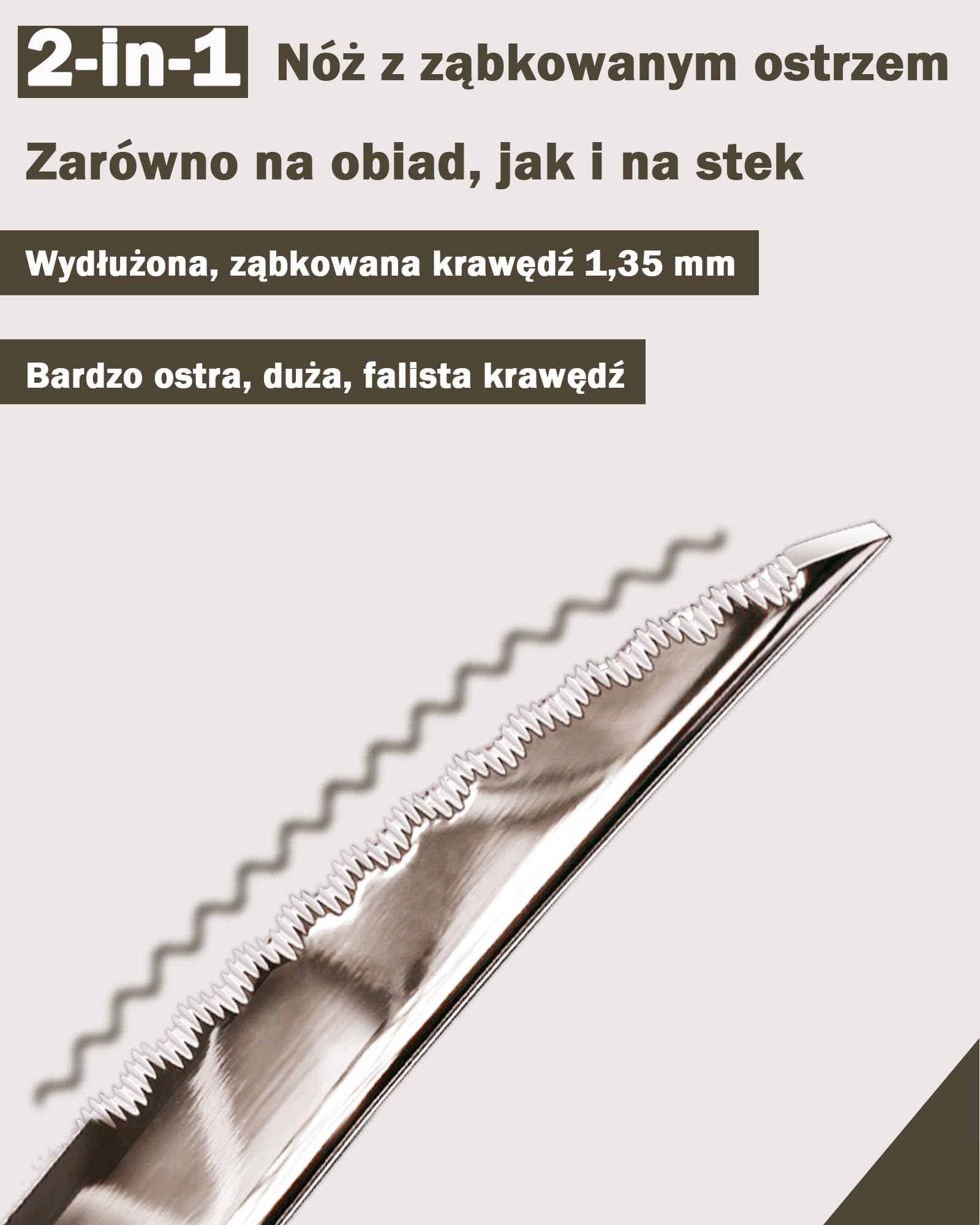 24-częściowy nowoczesny zestaw Złoty sztućców młotkowanych z bardzo ostrym nożem 2 w 1 ząbkowanym, zestaw przyborów ze stali nierdzewnej 18/10, zestaw sztućców dla 6 osób