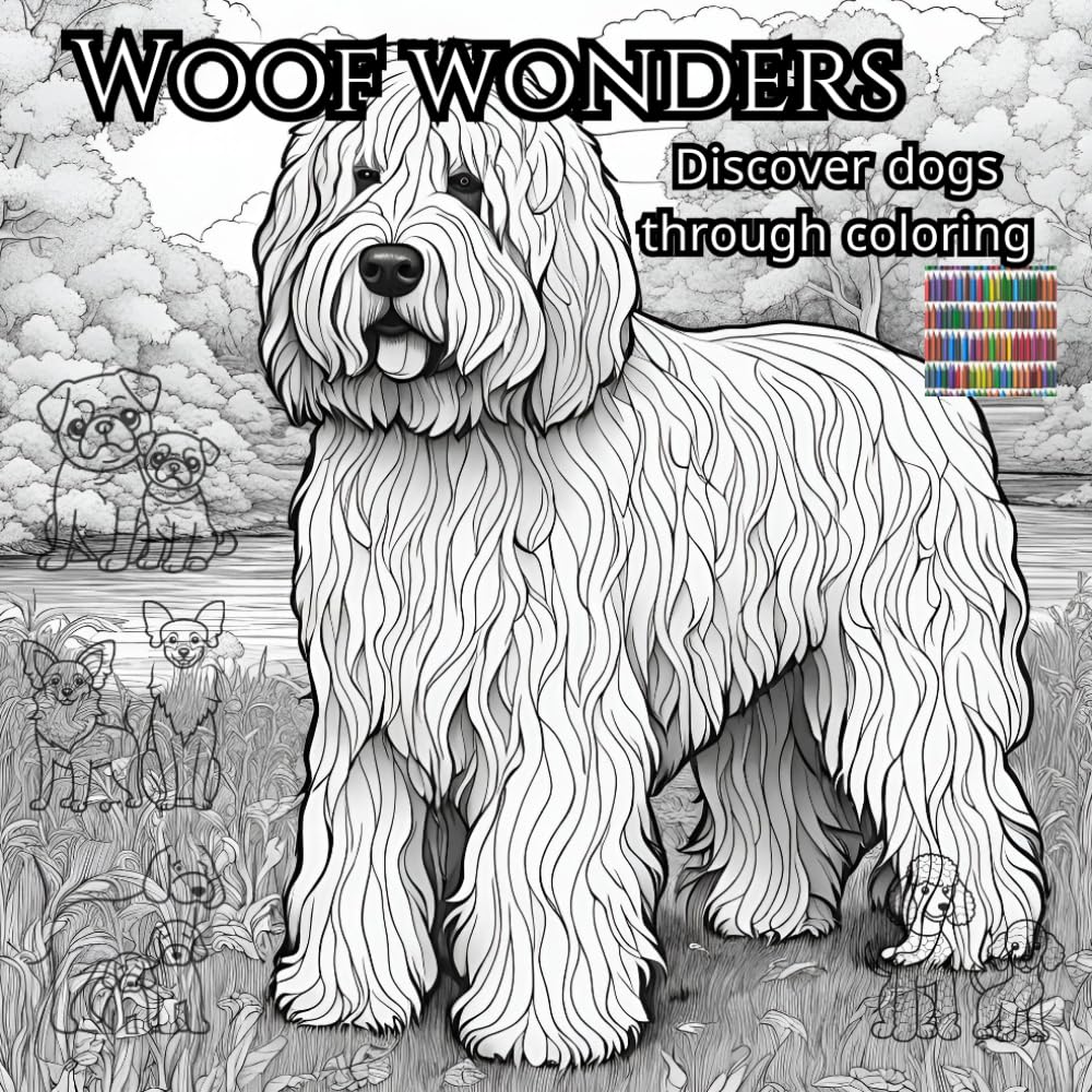 Woof of Wonders : Discover dogs through coloring