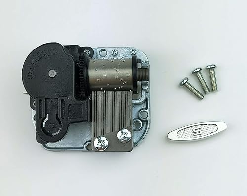 Caja de música mecánica con mecanismo musical, totalmente adaptada a Forever Flowers, caja musical CHIM CHIM Cher-EE (opción de 73 canciones) disponible en Yaxa Peru