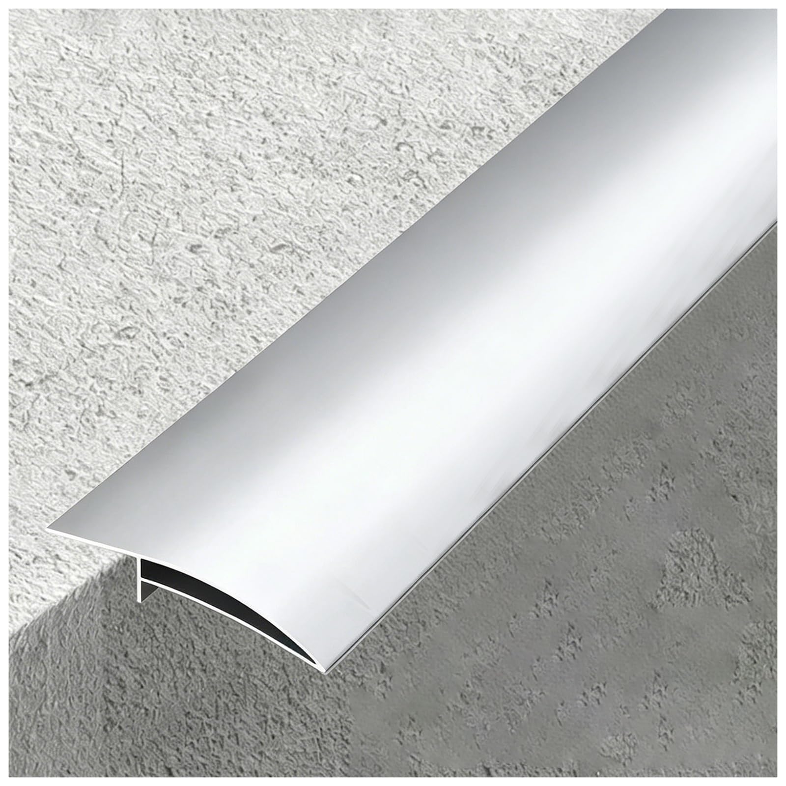 LXLZYXSF Aluminum Drip Strip Cap 3-1/8" Wide, Prevents Rainwater Runoff Trim Lines for Roof Balcony Terrace, Exterior Wall Edge Diverter Molding(L 185cm/6.1ft)