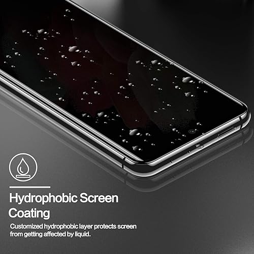 Miniatura 5 de YWXTW - Protector de pantalla de privacidad para Galaxy S21 Ultra, vidrio templado antiespía de dureza 9H para Samsung Galaxy S21 Ultra de 6.8