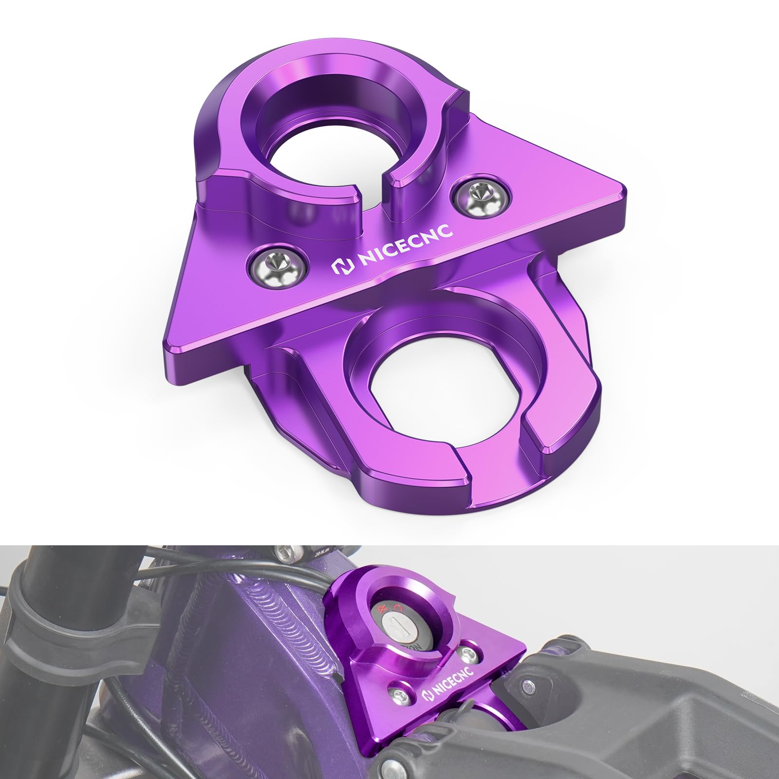 reon.♡ Amazon.com: NICECNC Purple Aluminum Ignition Key Switch