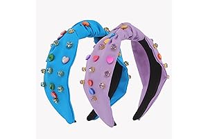 Stylish 2-Pack Heart Knotted Headband for Valentine's Day and Beyond