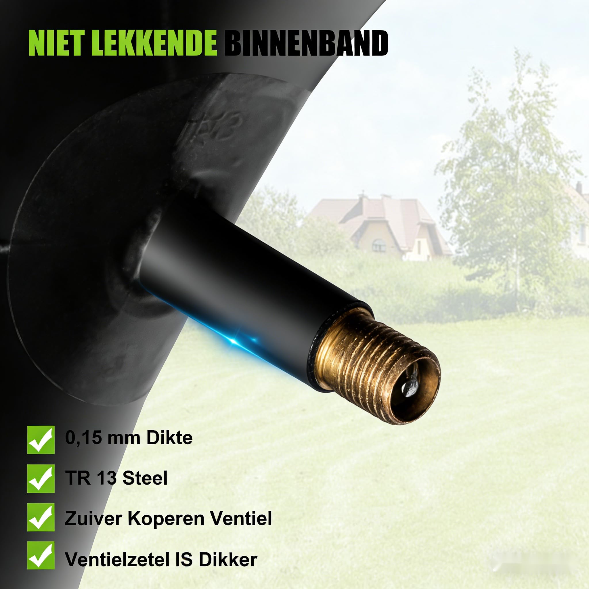 2-Pack 15x6.00-6 Reifen und Innenrohr Set TR-13 Gerade Ventil Stamm Naturkautschuk 4-Schicht mit Rohr 400 lbs Kapazität Ersatz Reiten Mäher Vorderrad Montage