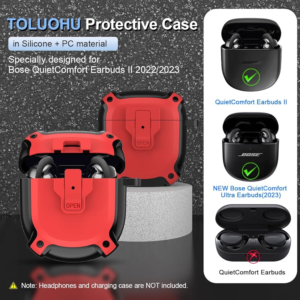 Amazon.com: for Bose QuietComfort Earbuds II Case (2022